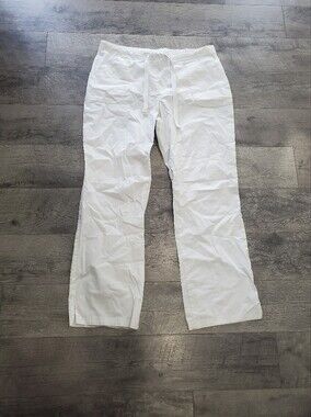 White Scrub Pants
